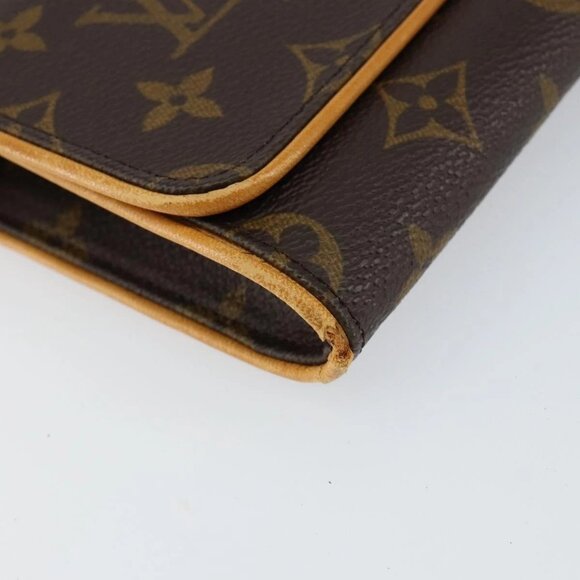 LOUIS VUITTON Monogram Pochette Twin GM Shoulder Bag M51852 LV Auth gh1026 - Picture 4 of 16